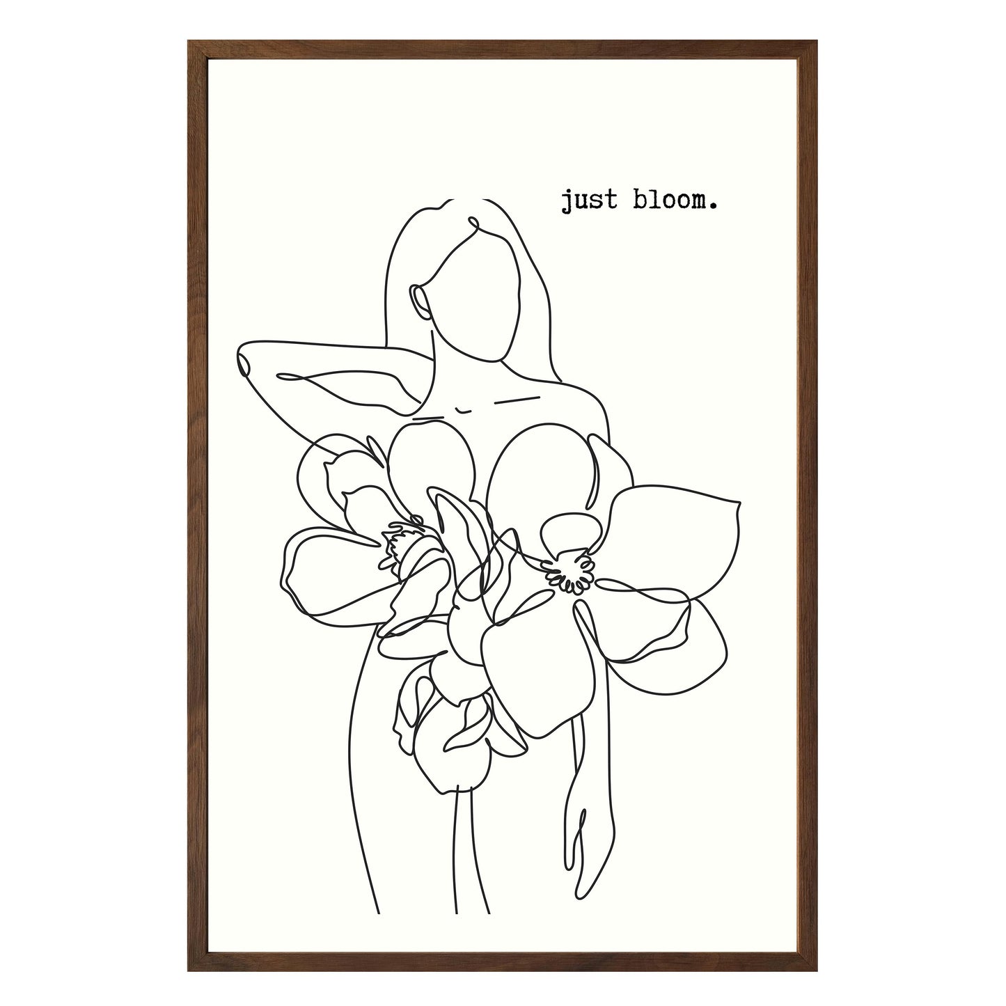 Just Bloom Framed Print