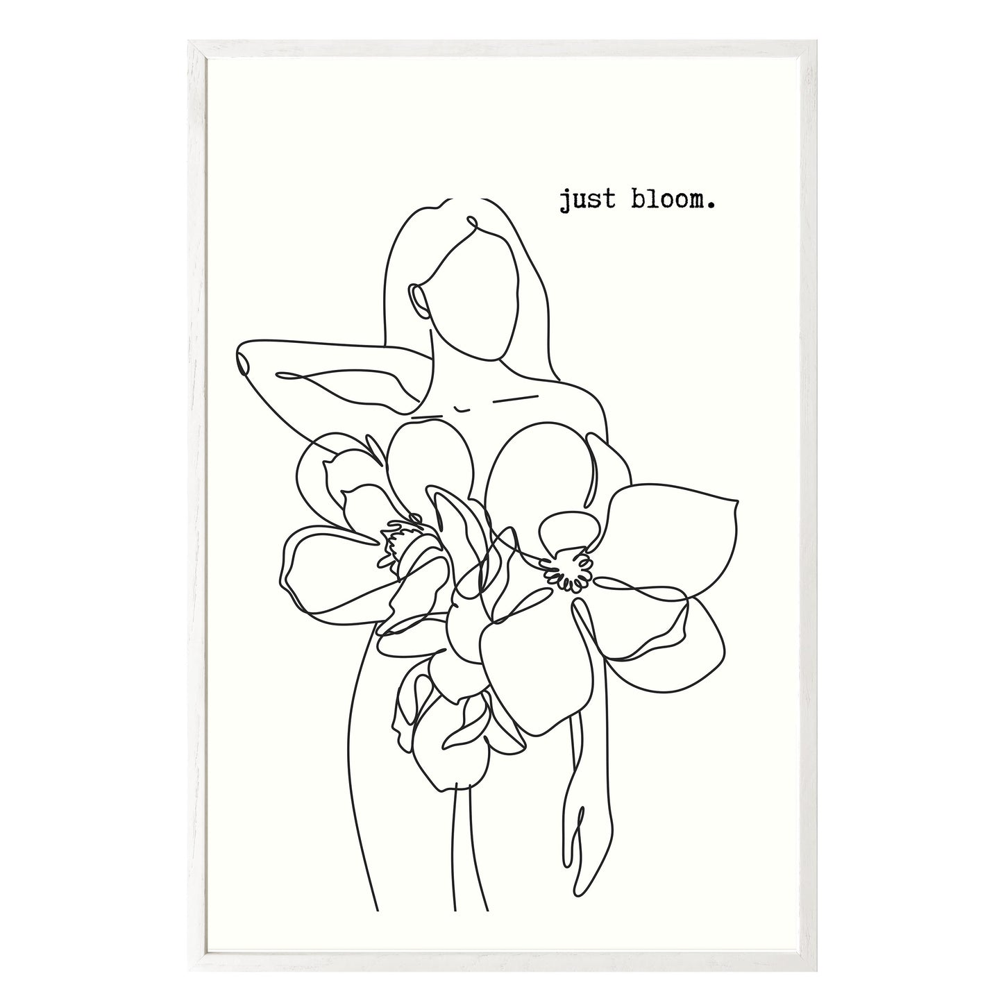 Just Bloom Framed Print