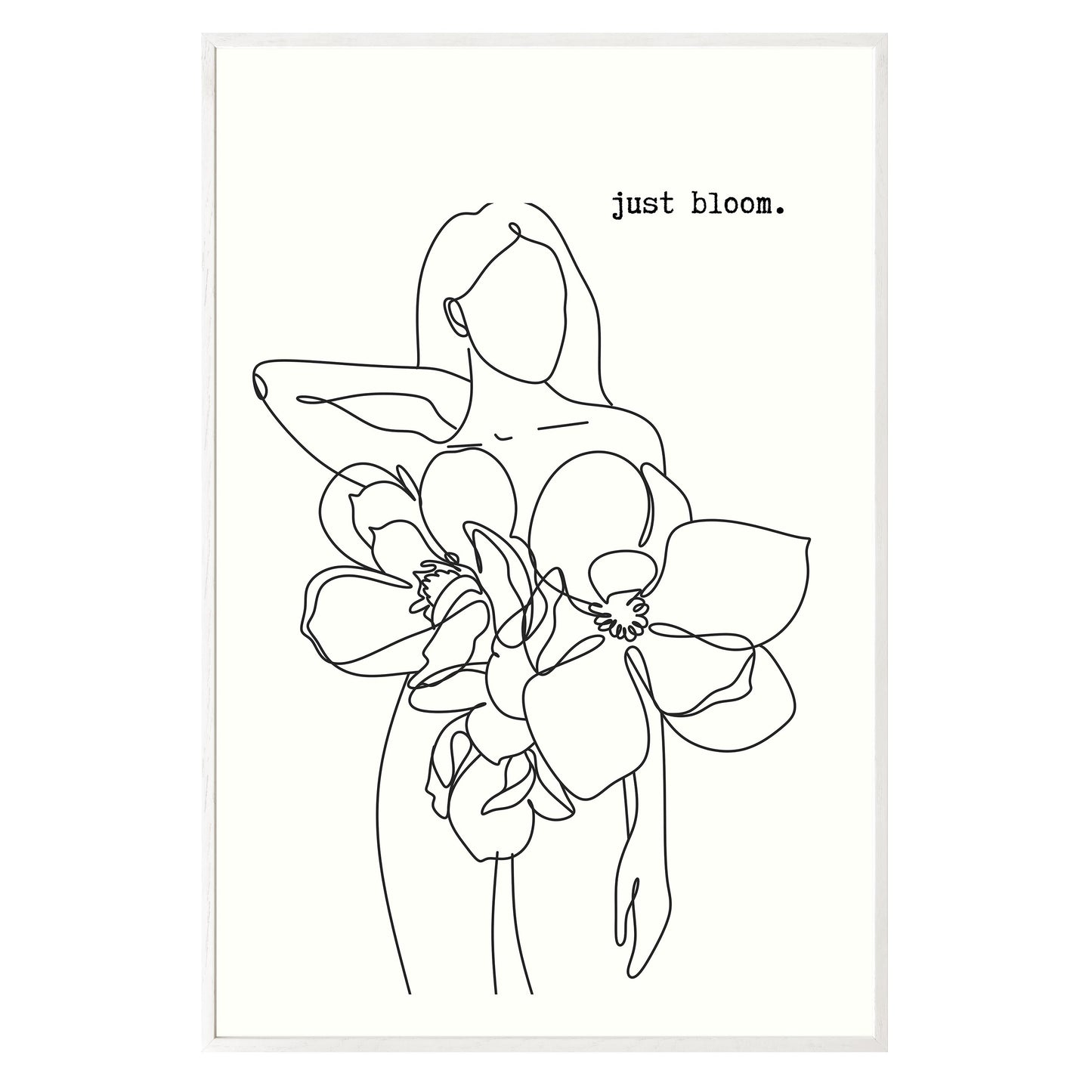 Just Bloom Framed Print