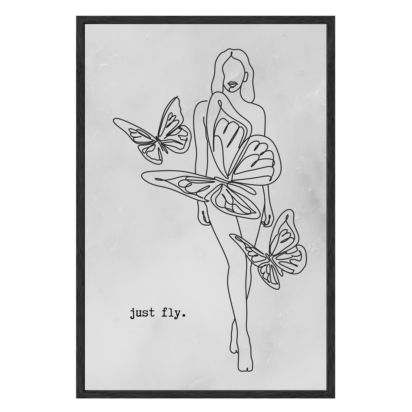 Just Fly Framed Print