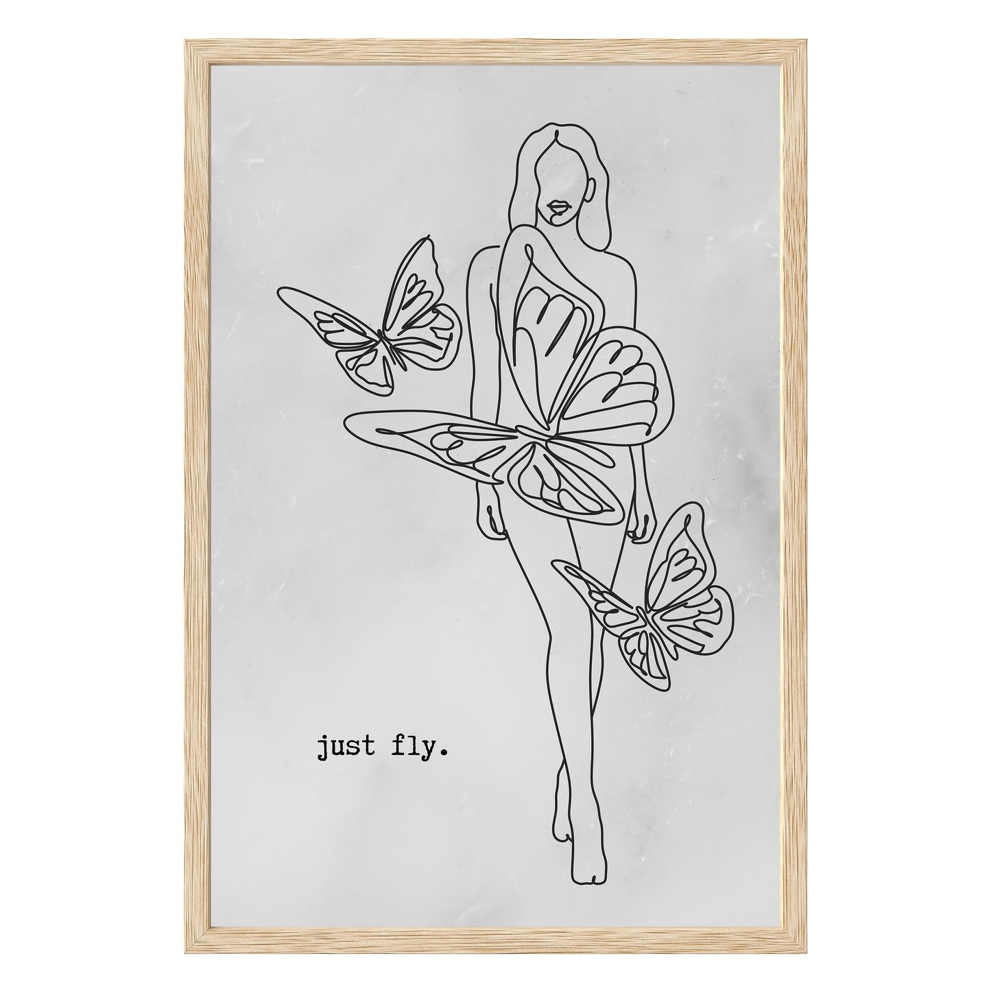 Just Fly Framed Print