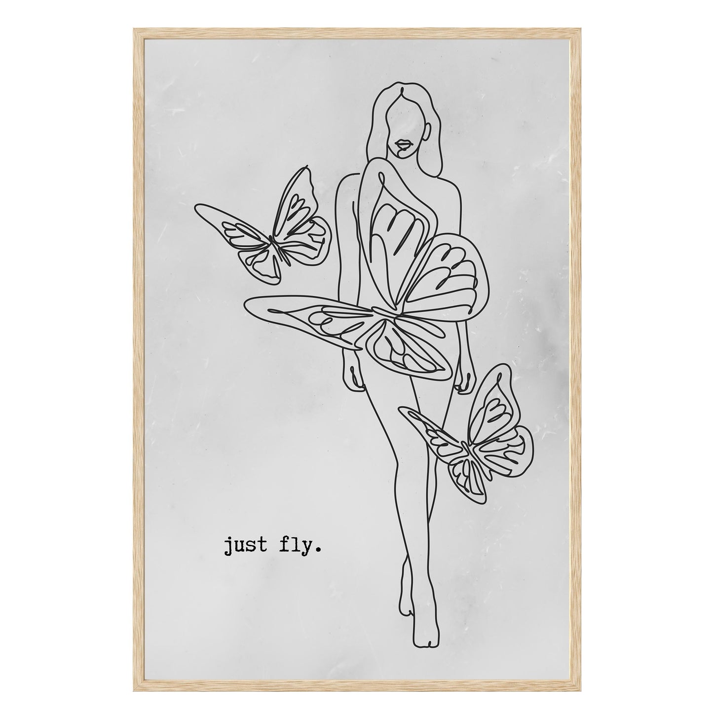 Just Fly Framed Print