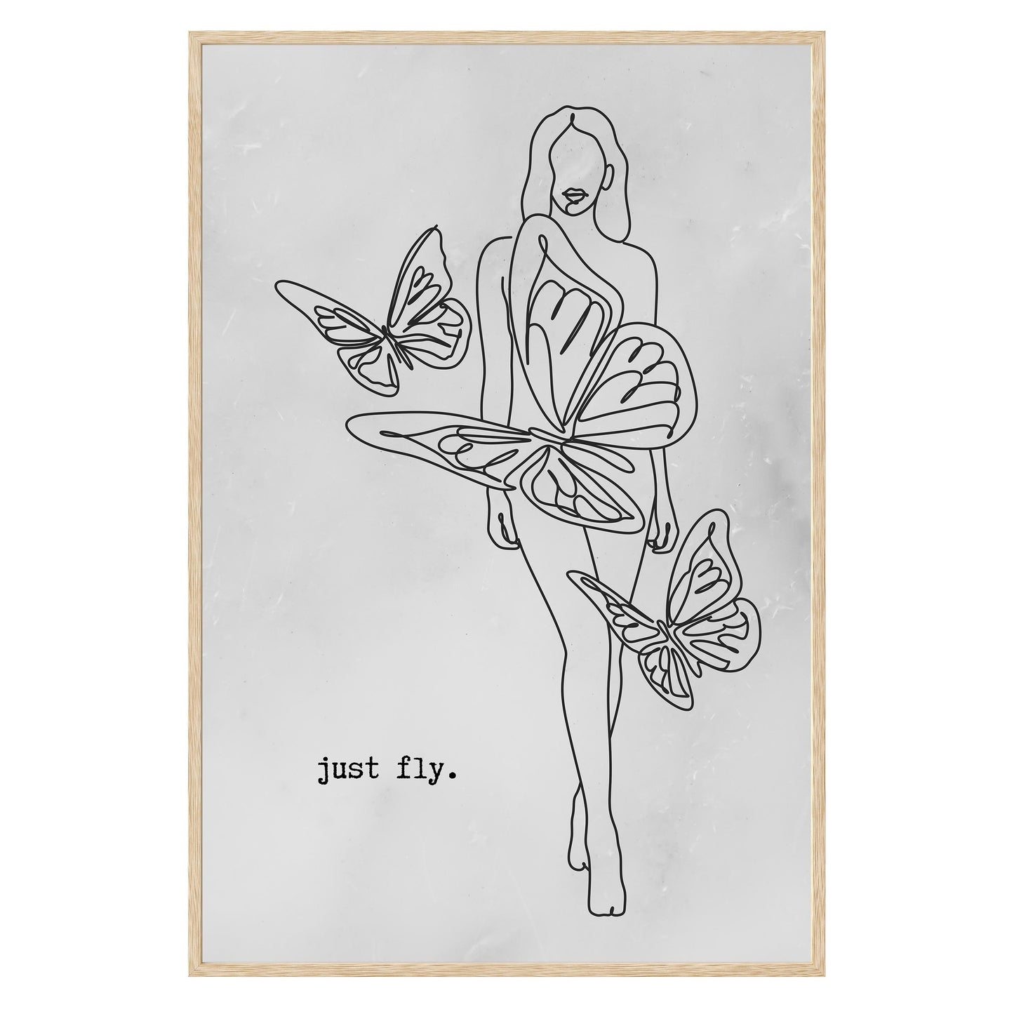 Just Fly Framed Print