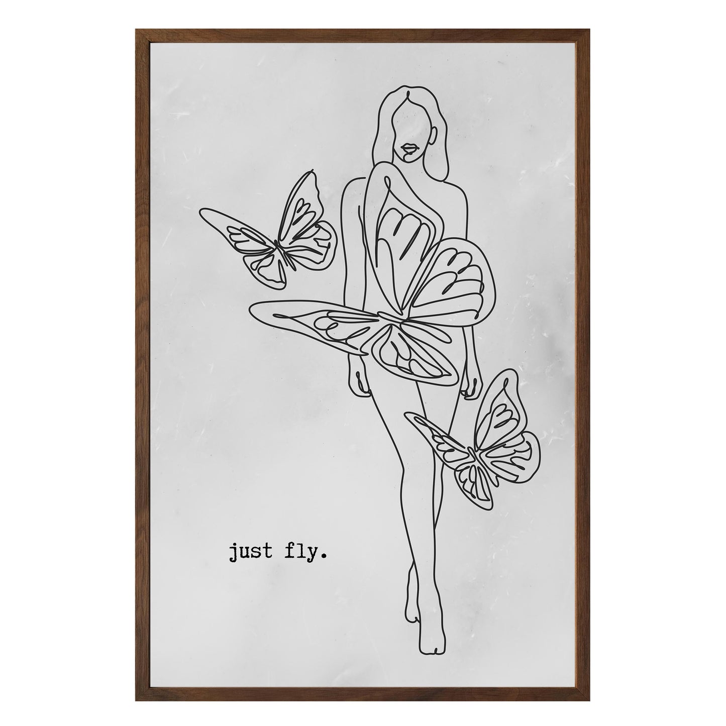 Just Fly Framed Print