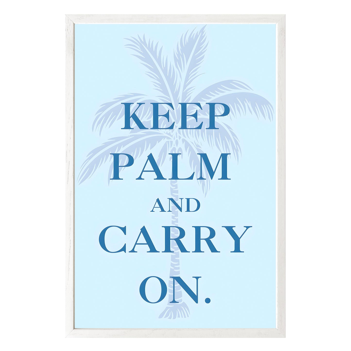 Keep Palm Framed Print - Masterpiece Print