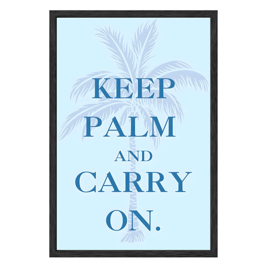 Keep Palm Framed Print - Masterpiece Print