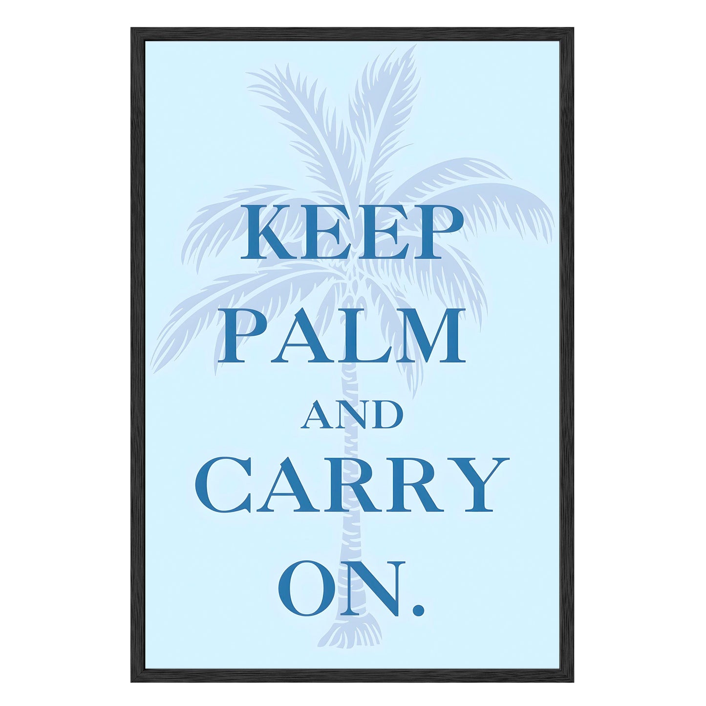 Keep Palm Framed Print - Masterpiece Print