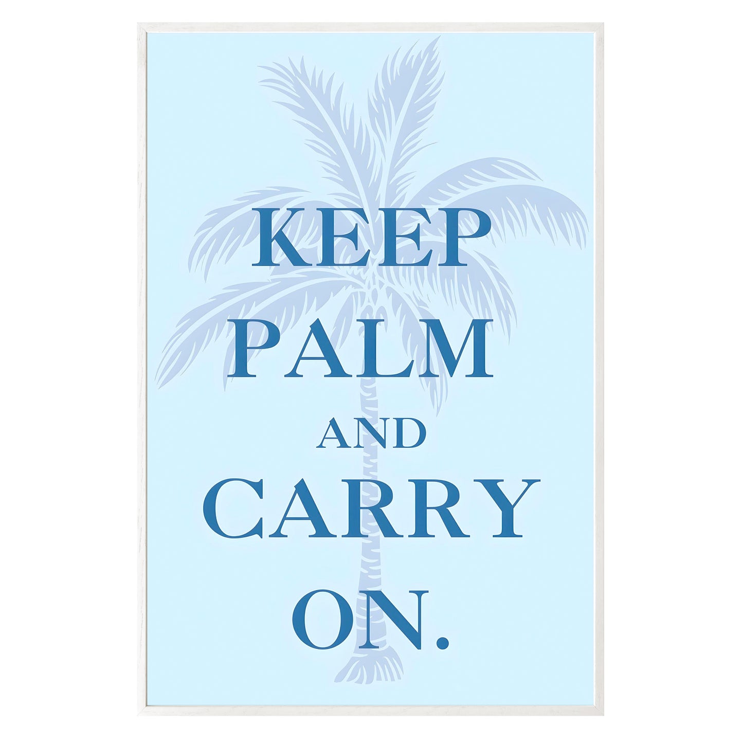 Keep Palm Framed Print - Masterpiece Print