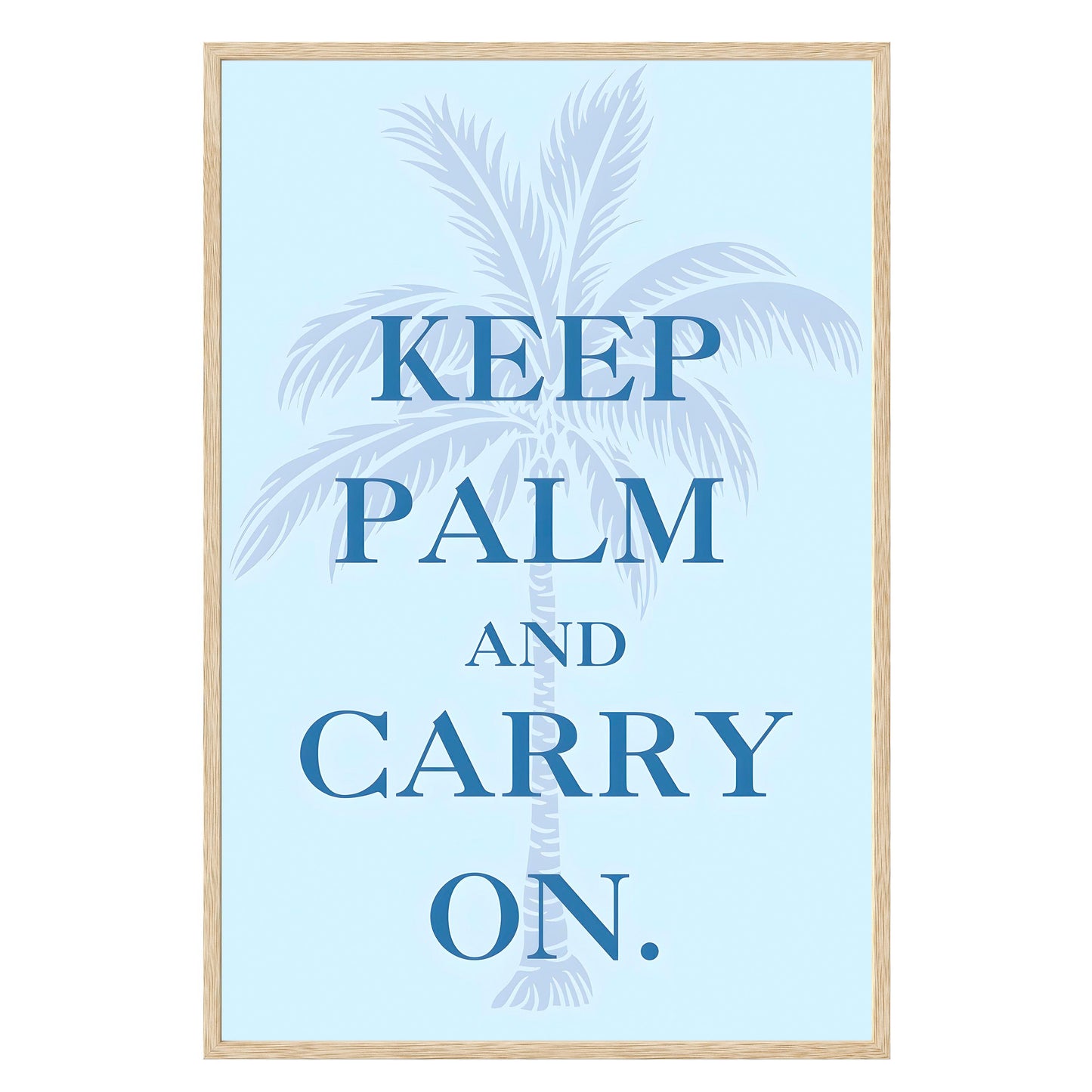 Keep Palm Framed Print - Masterpiece Print