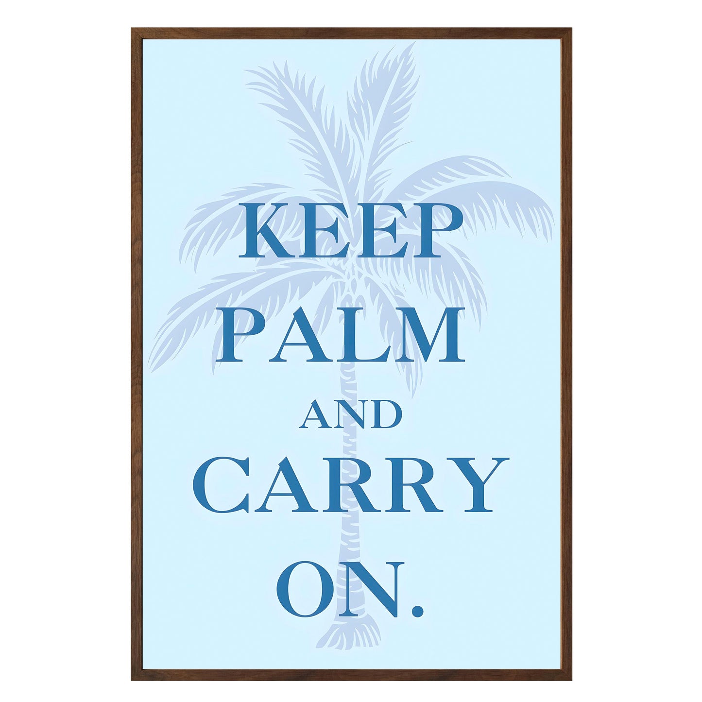 Keep Palm Framed Print - Masterpiece Print