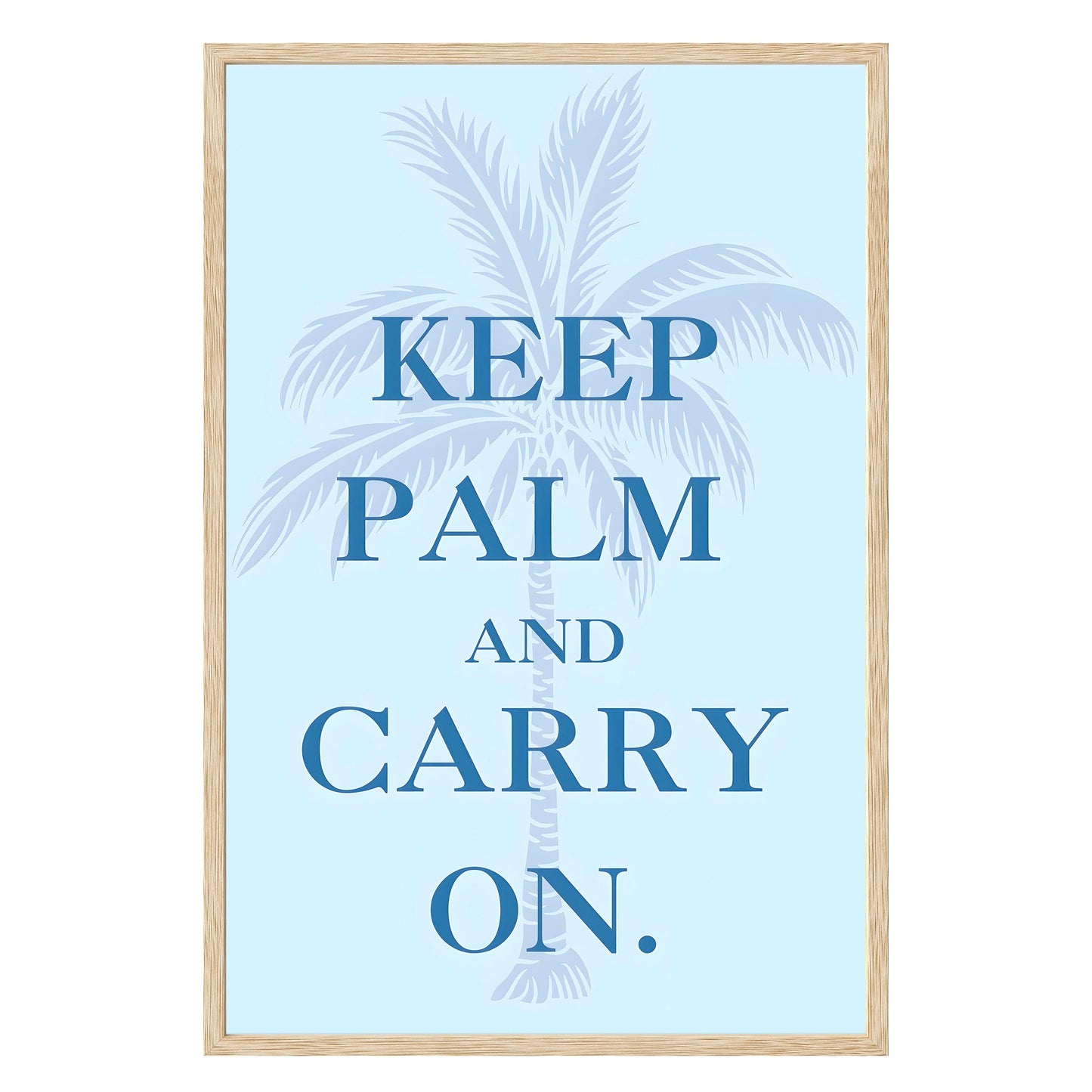 Keep Palm Framed Print - Masterpiece Print