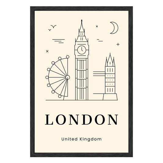 London Framed Print - Masterpiece Print