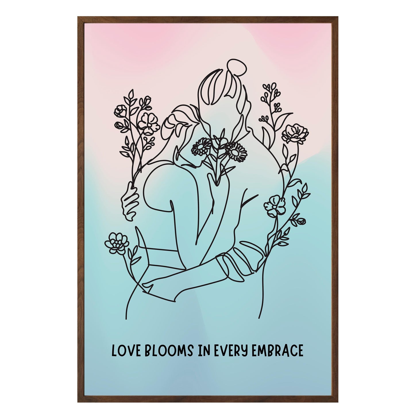 Love Blooms Framed Print - Masterpiece Print