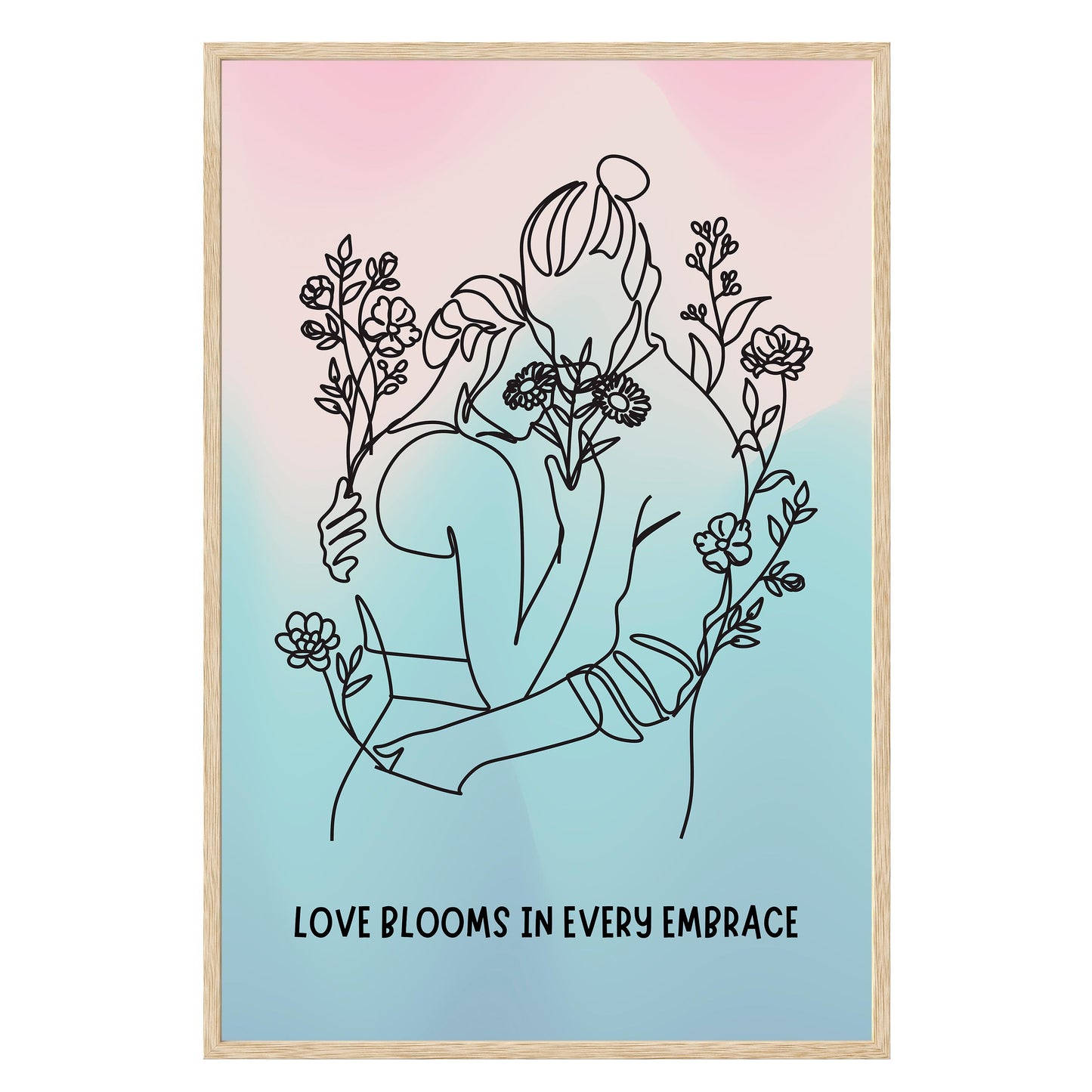 Love Blooms Framed Print - Masterpiece Print