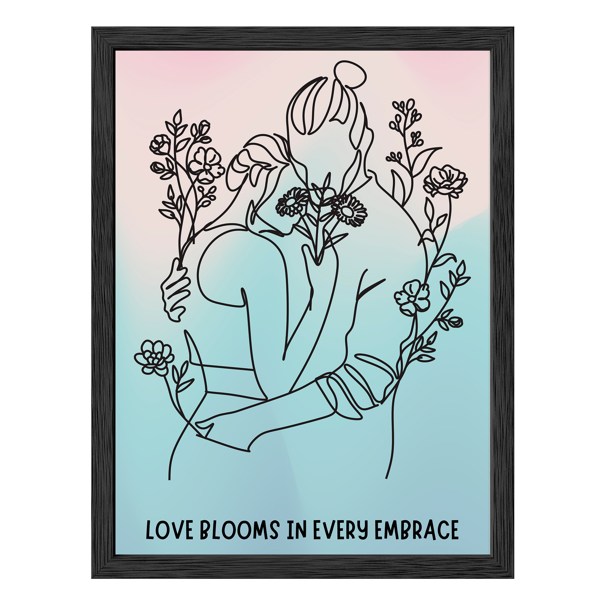 Love Blooms Framed Print - Masterpiece Print