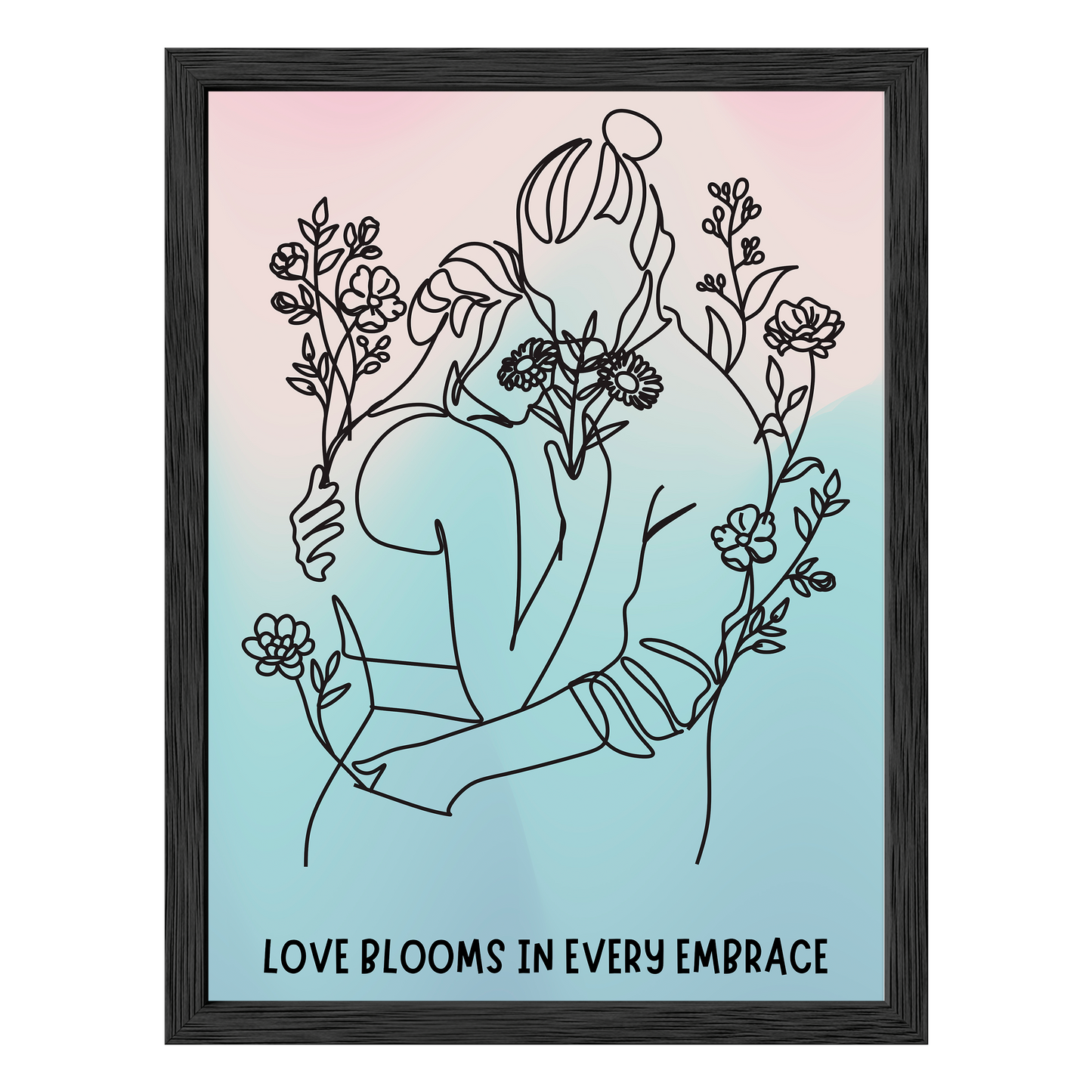 Love Blooms Framed Print