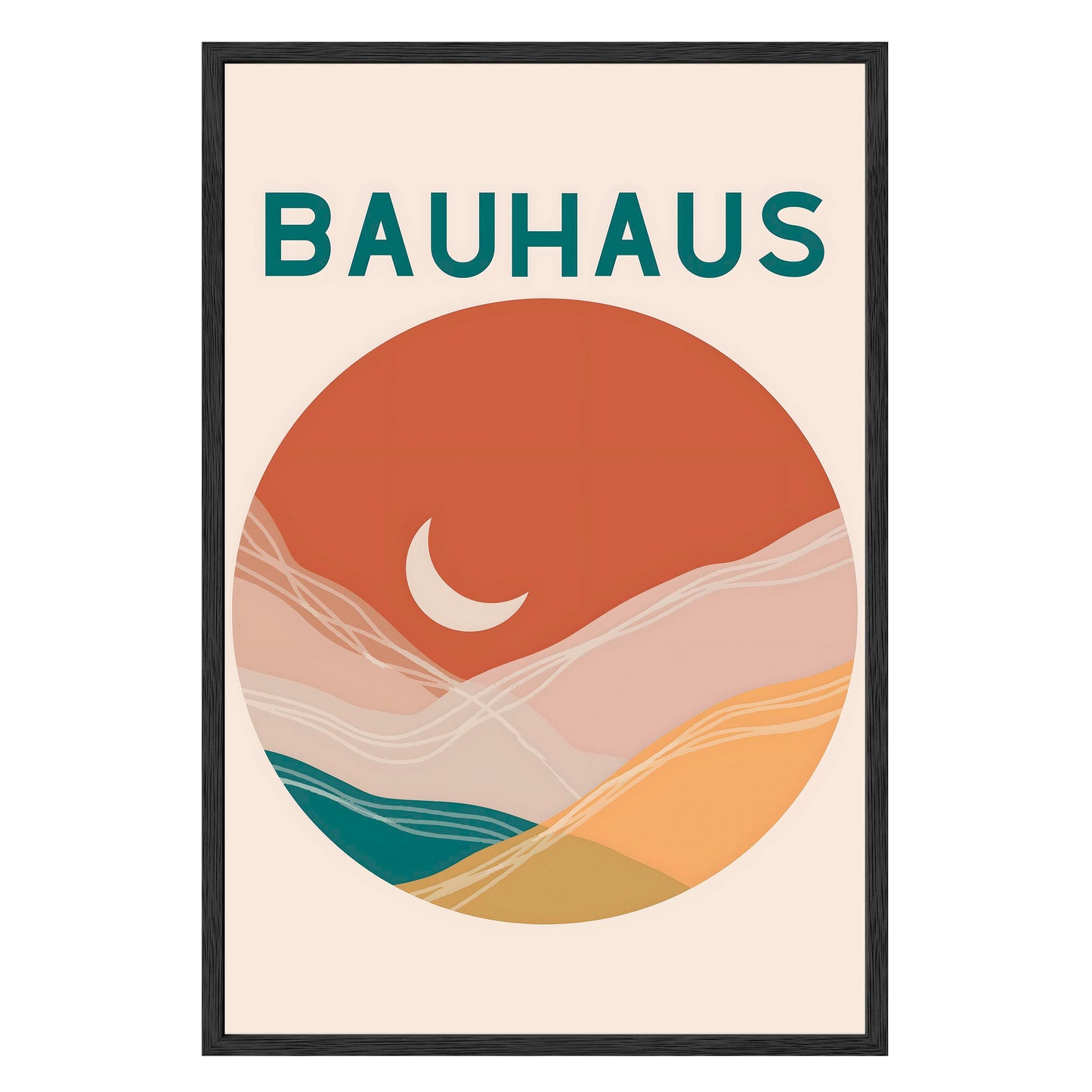 Lunar Landscape Framed Print - Masterpiece Print