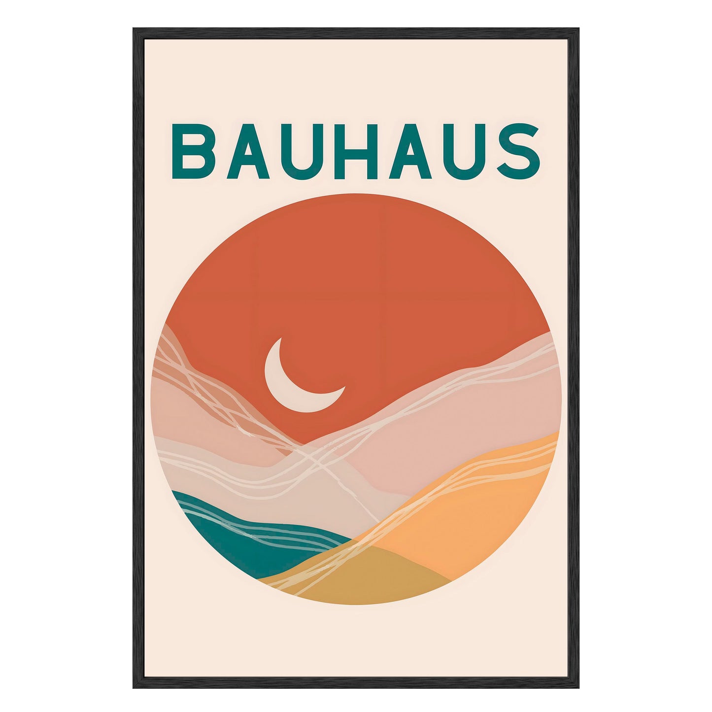 Lunar Landscape Framed Print - Masterpiece Print