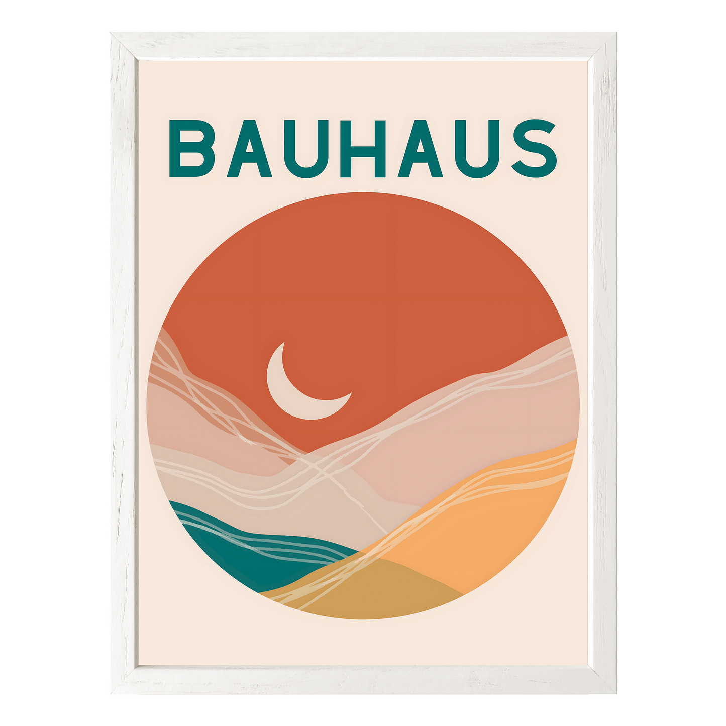 Lunar Landscape Framed Print - Masterpiece Print