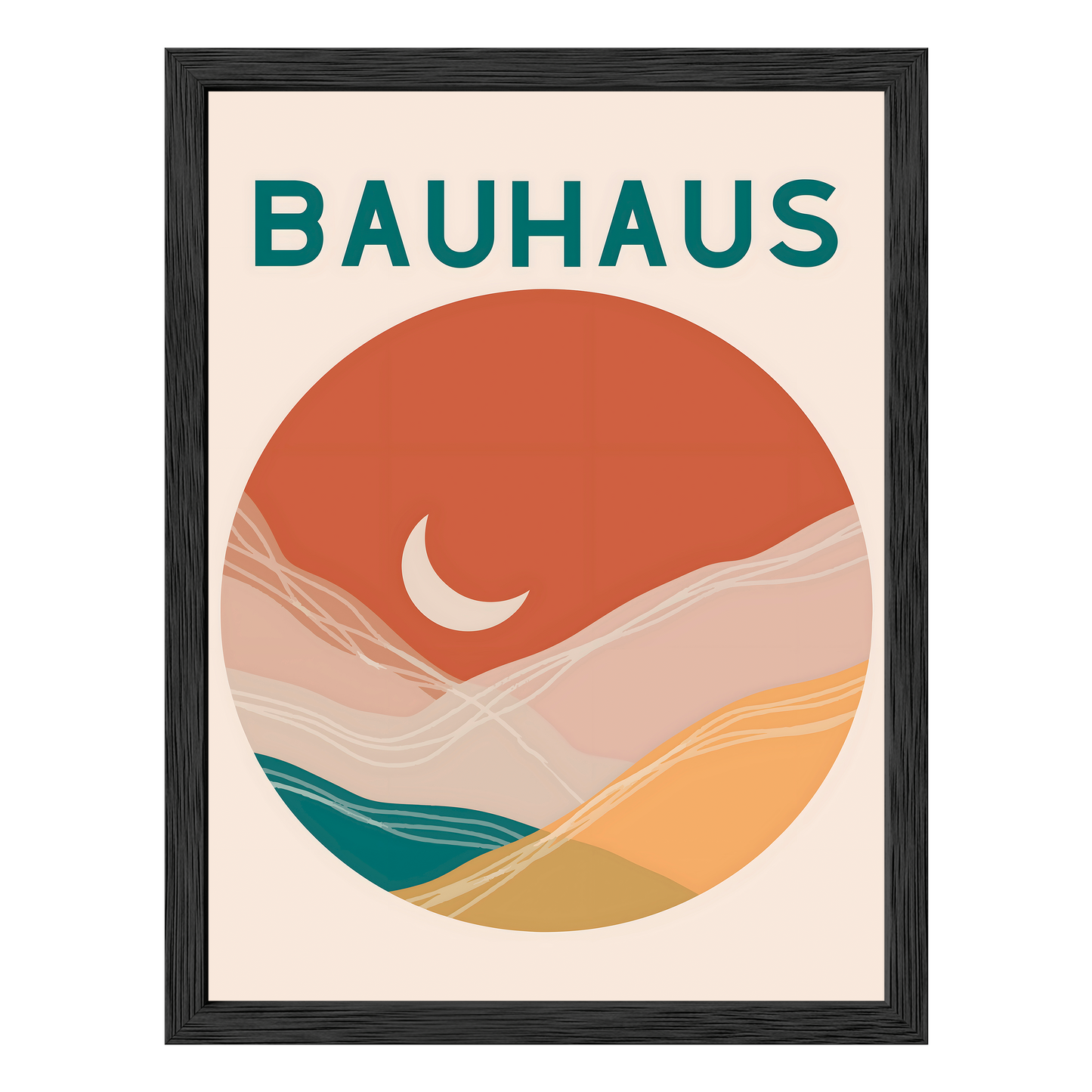 Lunar Landscape Framed Print - Masterpiece Print