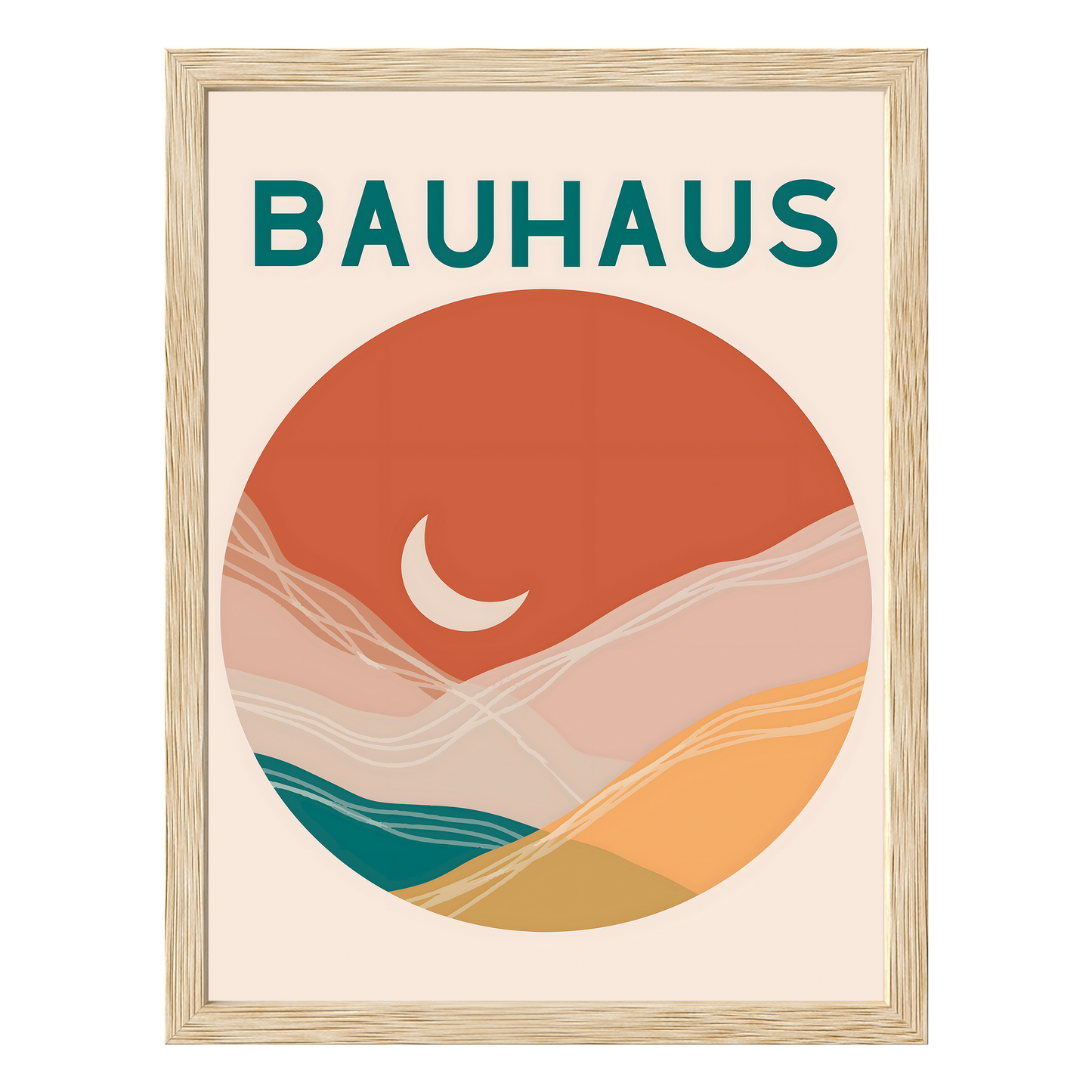 Lunar Landscape Framed Print - Masterpiece Print