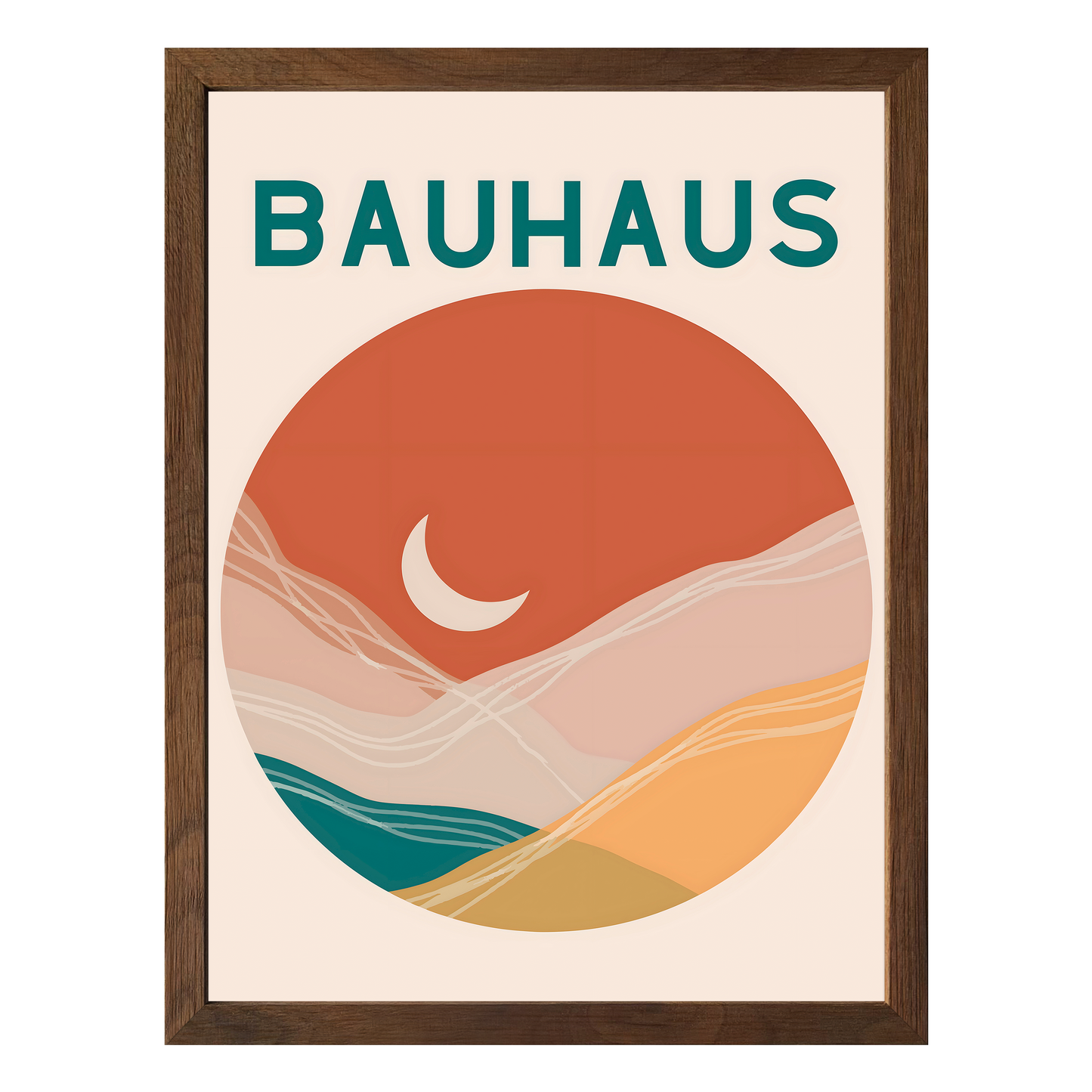 Lunar Landscape Framed Print - Masterpiece Print