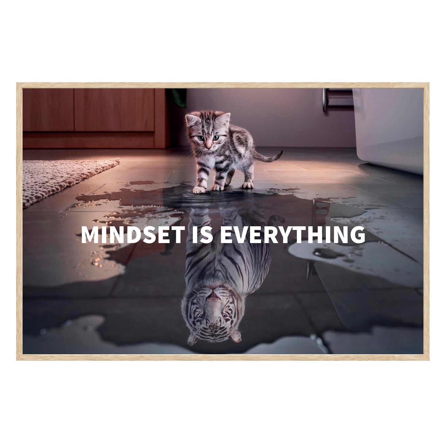 Mindset is Everything Framed Print - Masterpiece Print