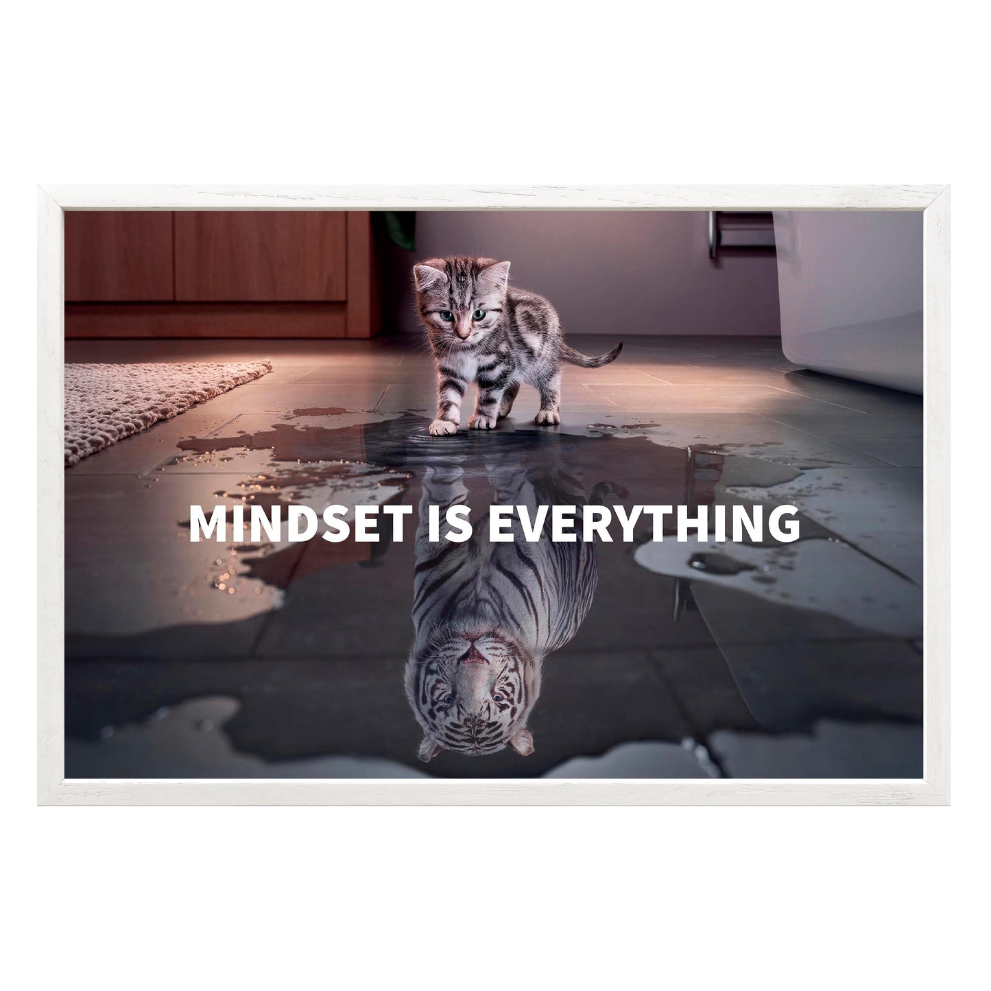 Mindset is Everything Framed Print - Masterpiece Print