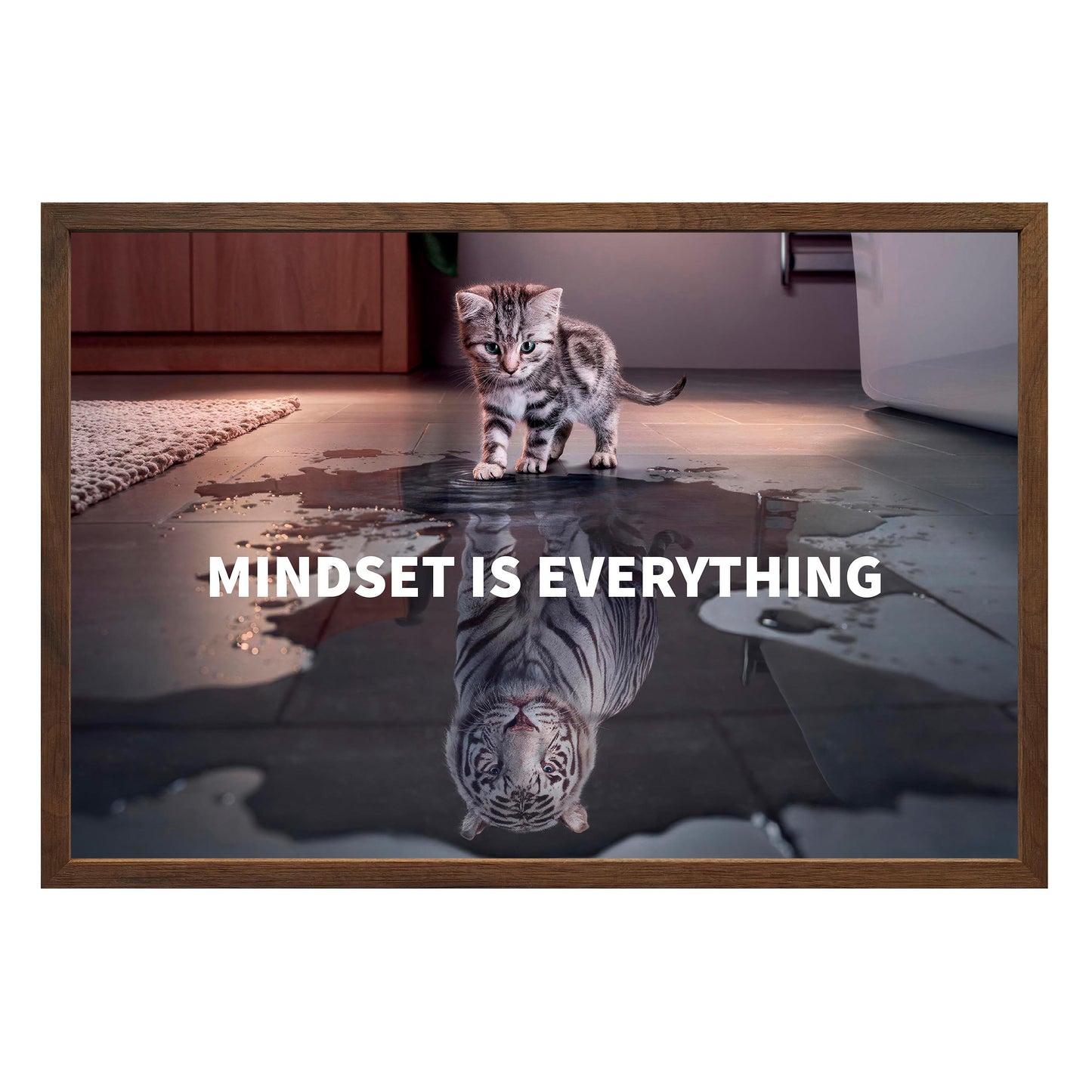 Mindset is Everything Framed Print - Masterpiece Print
