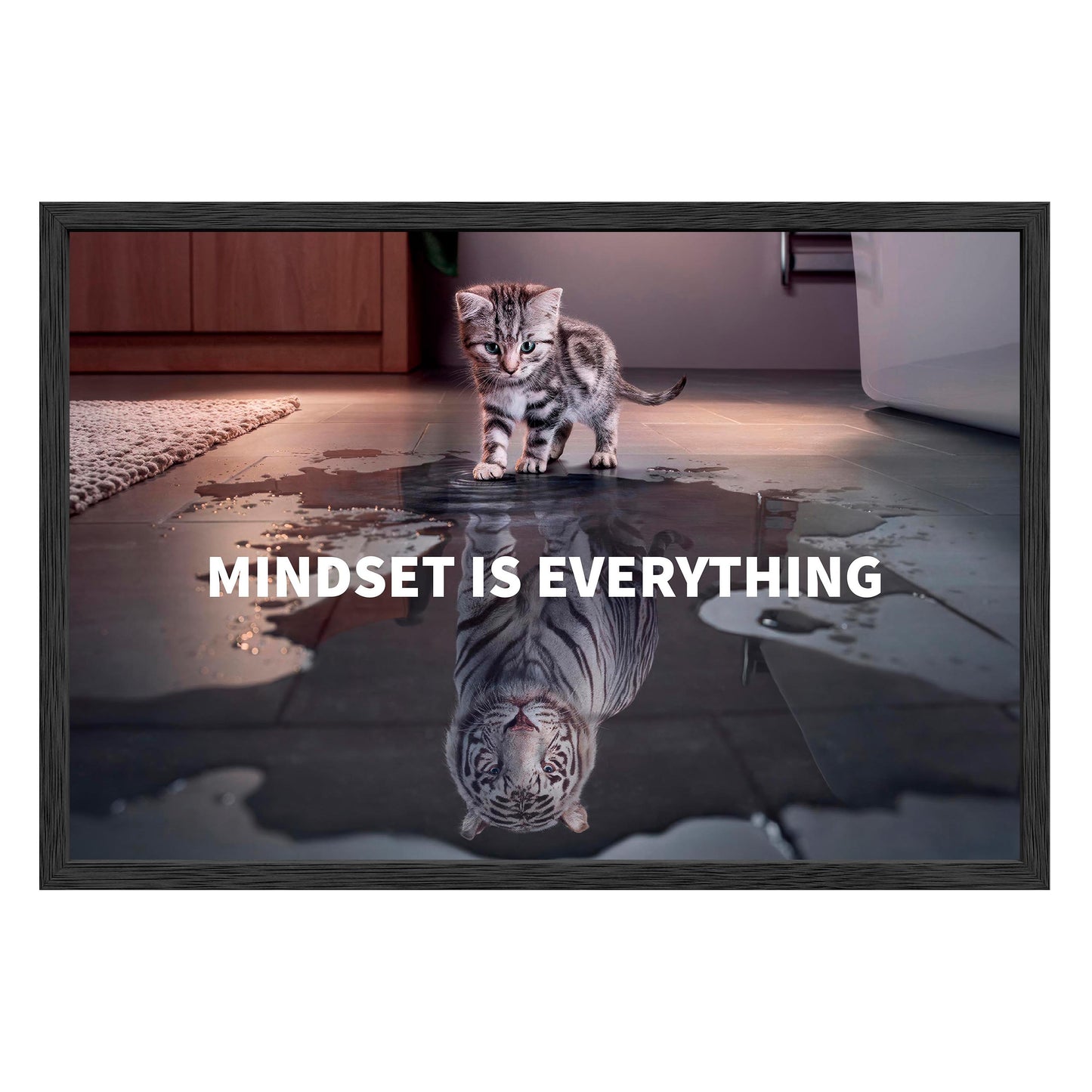 Mindset is Everything Framed Print - Masterpiece Print
