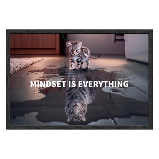 Mindset is Everything Framed Print - Masterpiece Print