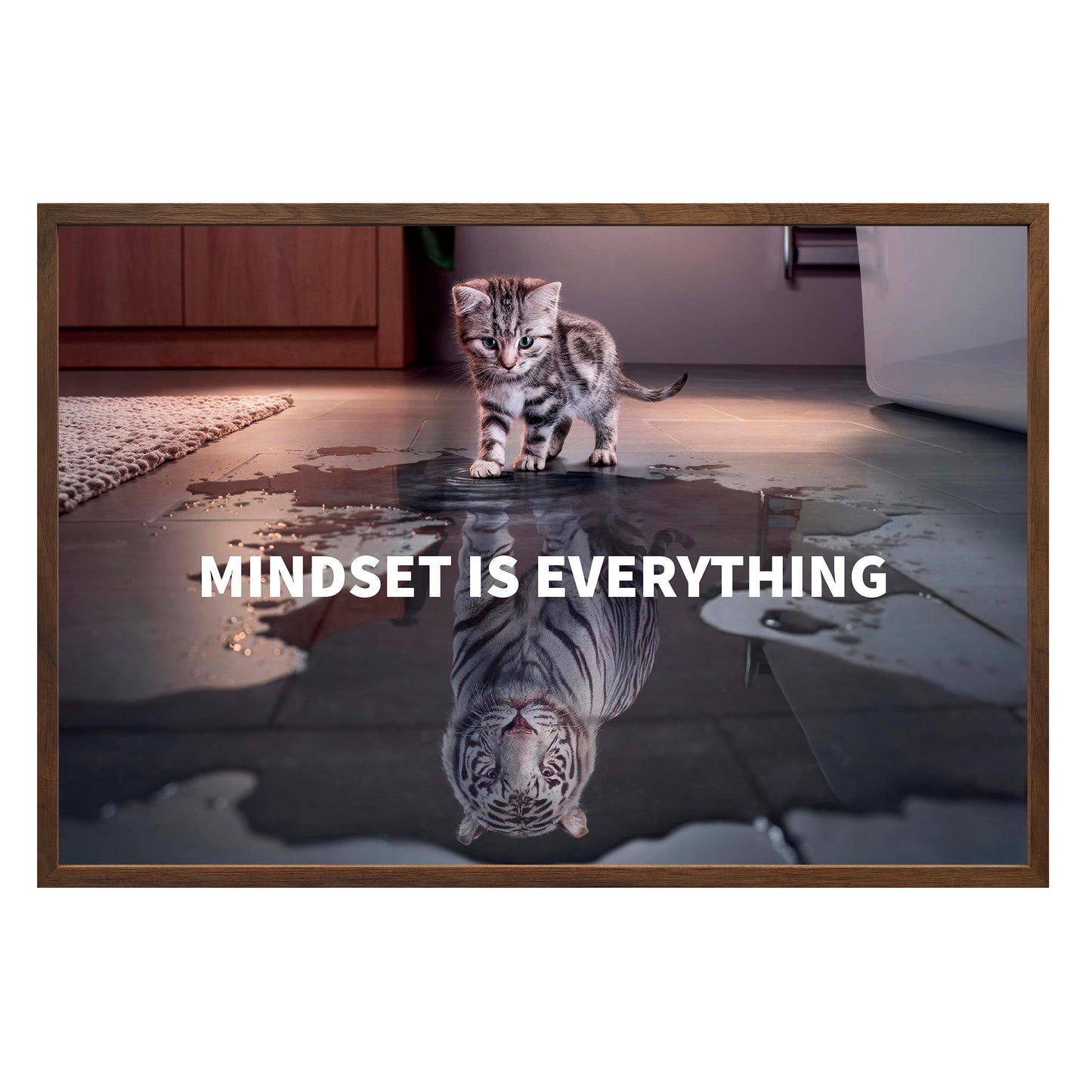 Mindset is Everything Framed Print - Masterpiece Print