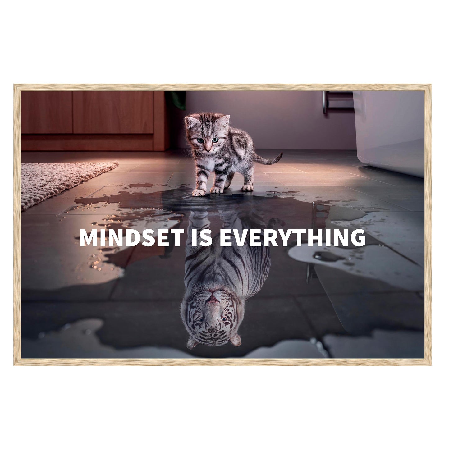 Mindset is Everything Framed Print - Masterpiece Print
