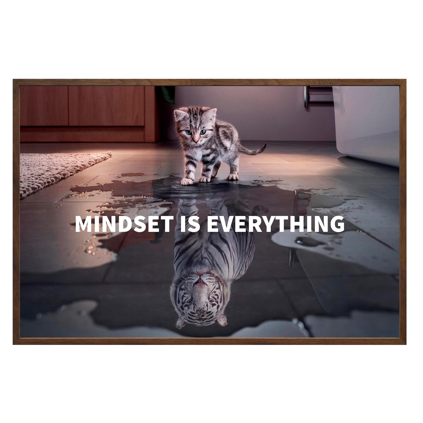 Mindset is Everything Framed Print