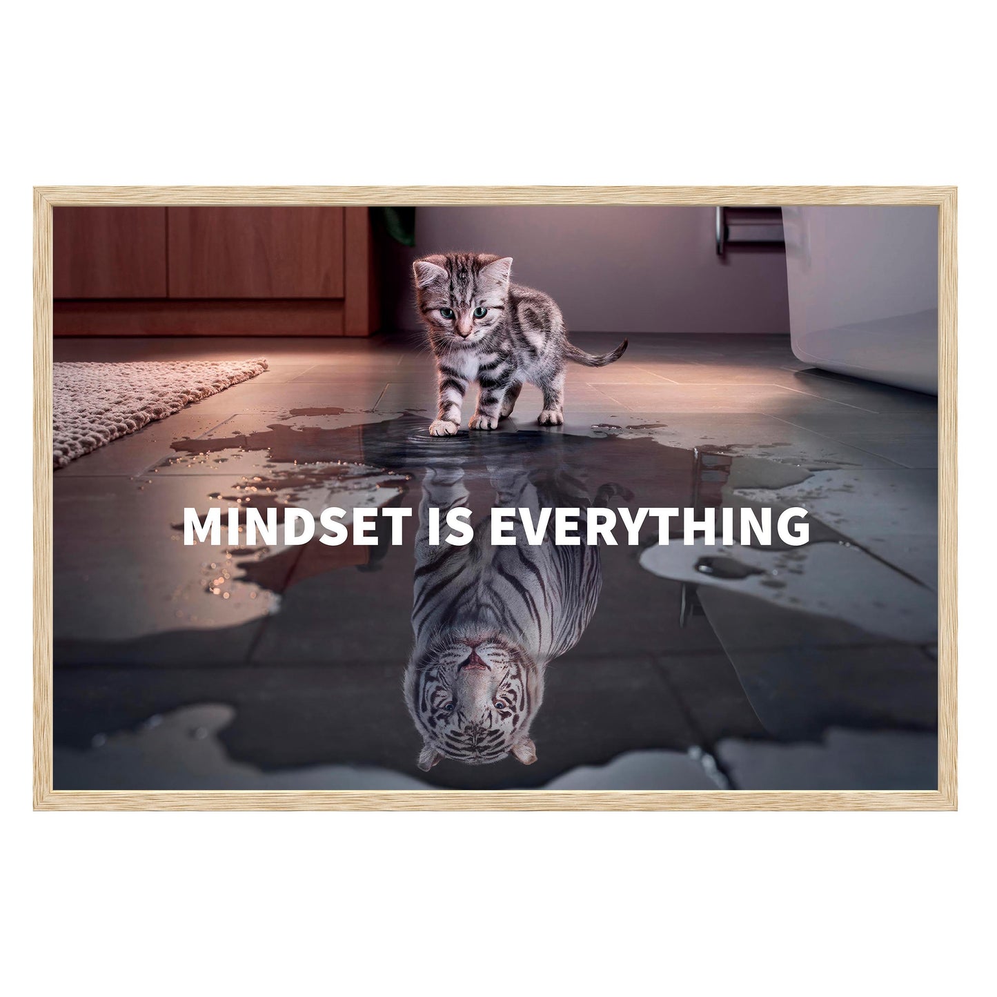 Mindset is Everything Framed Print