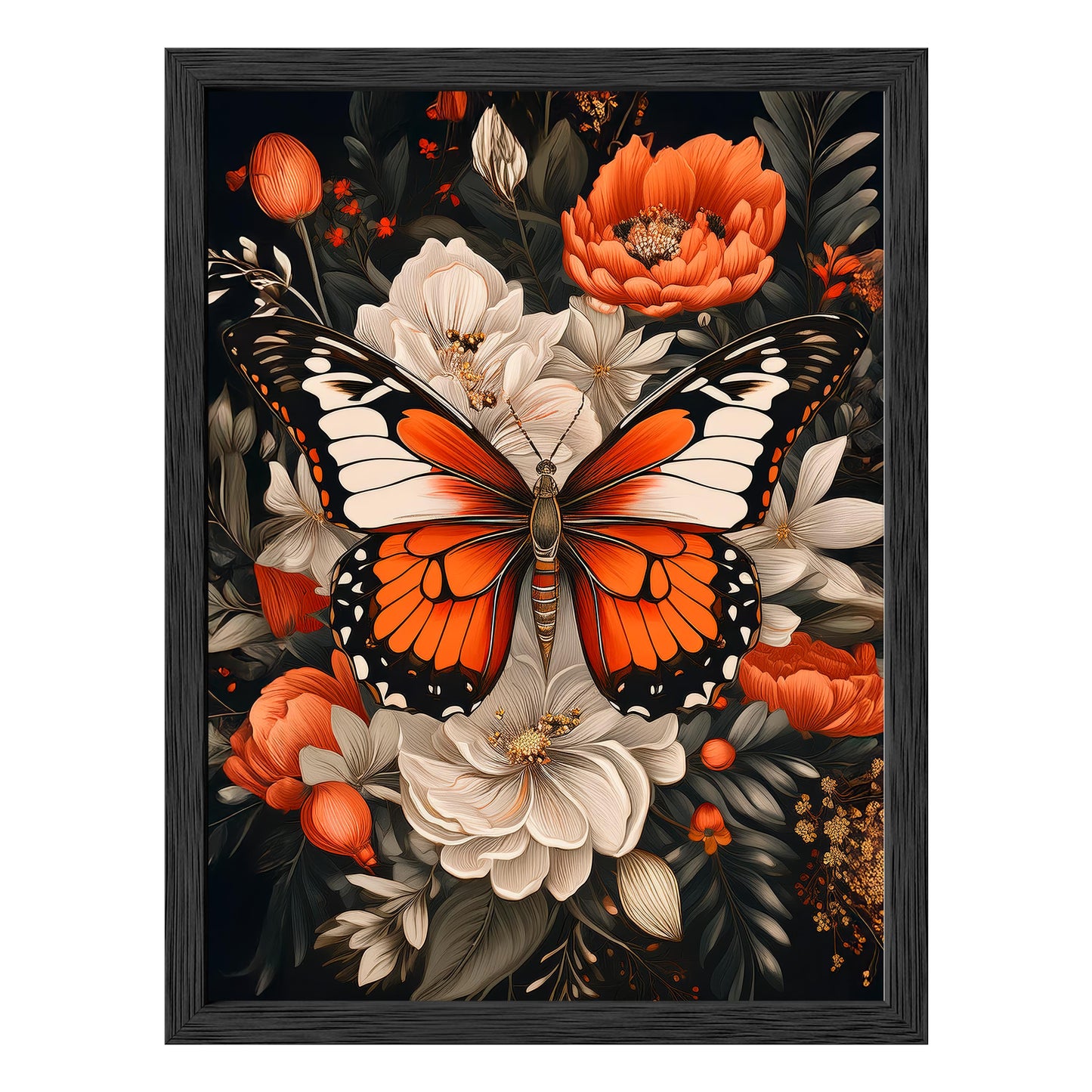 Monarch Bloom Framed Print - Masterpiece Print