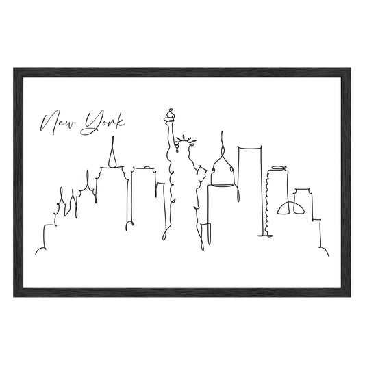 New York Framed Print - Masterpiece Print