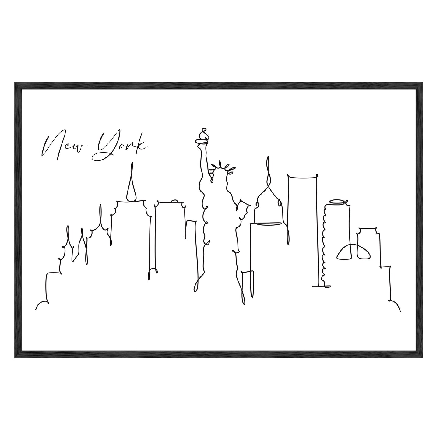 New York Framed Print