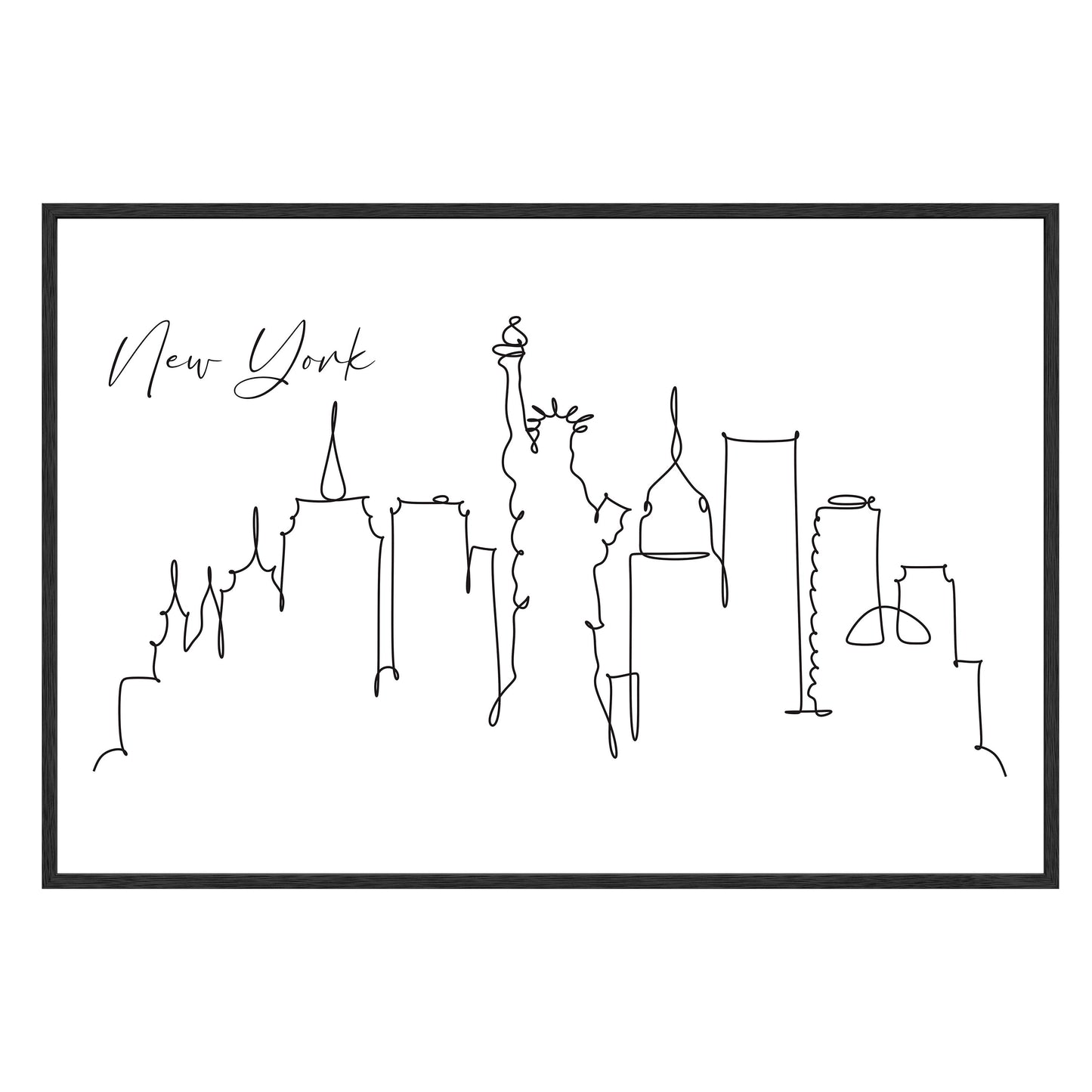New York Framed Print