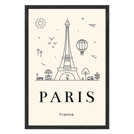 Paris Framed Print - Masterpiece Print
