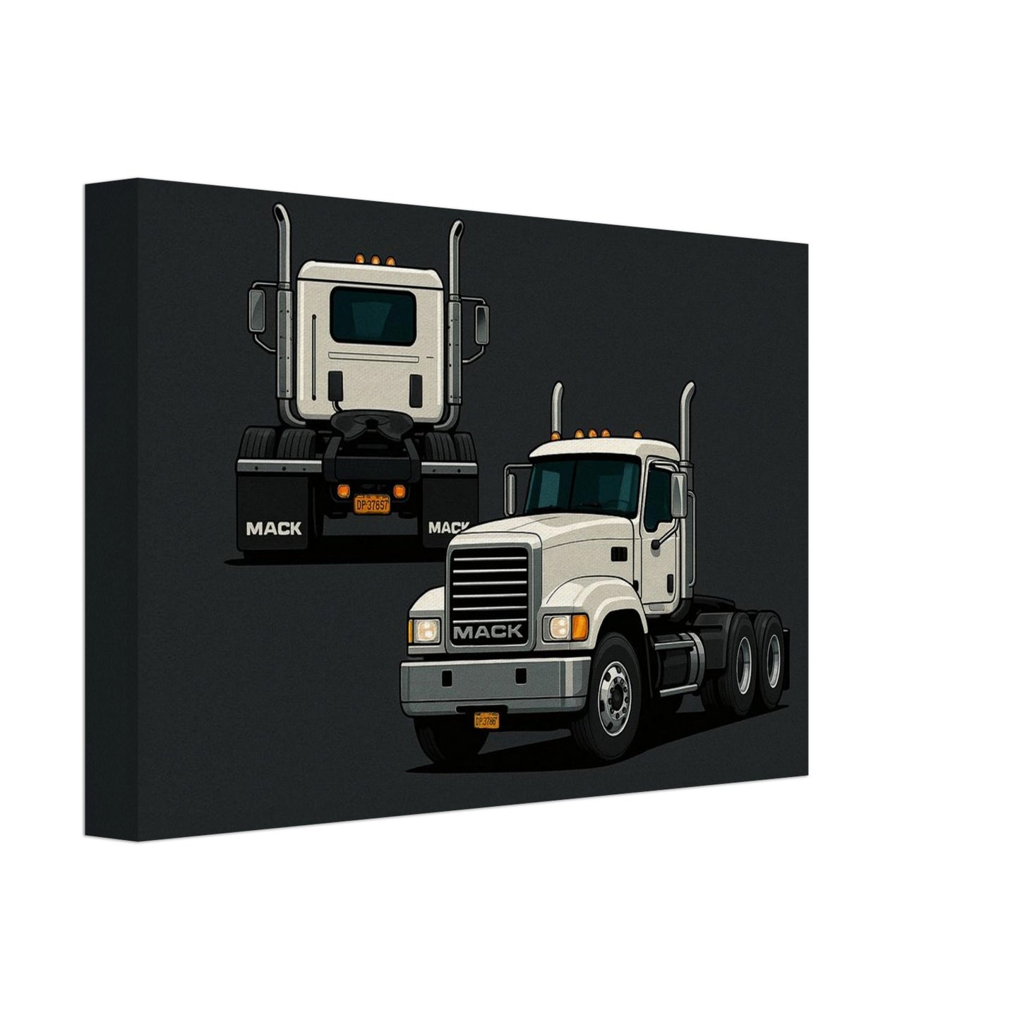 Personalized Car Portrait – Canvas - Masterpiece Print