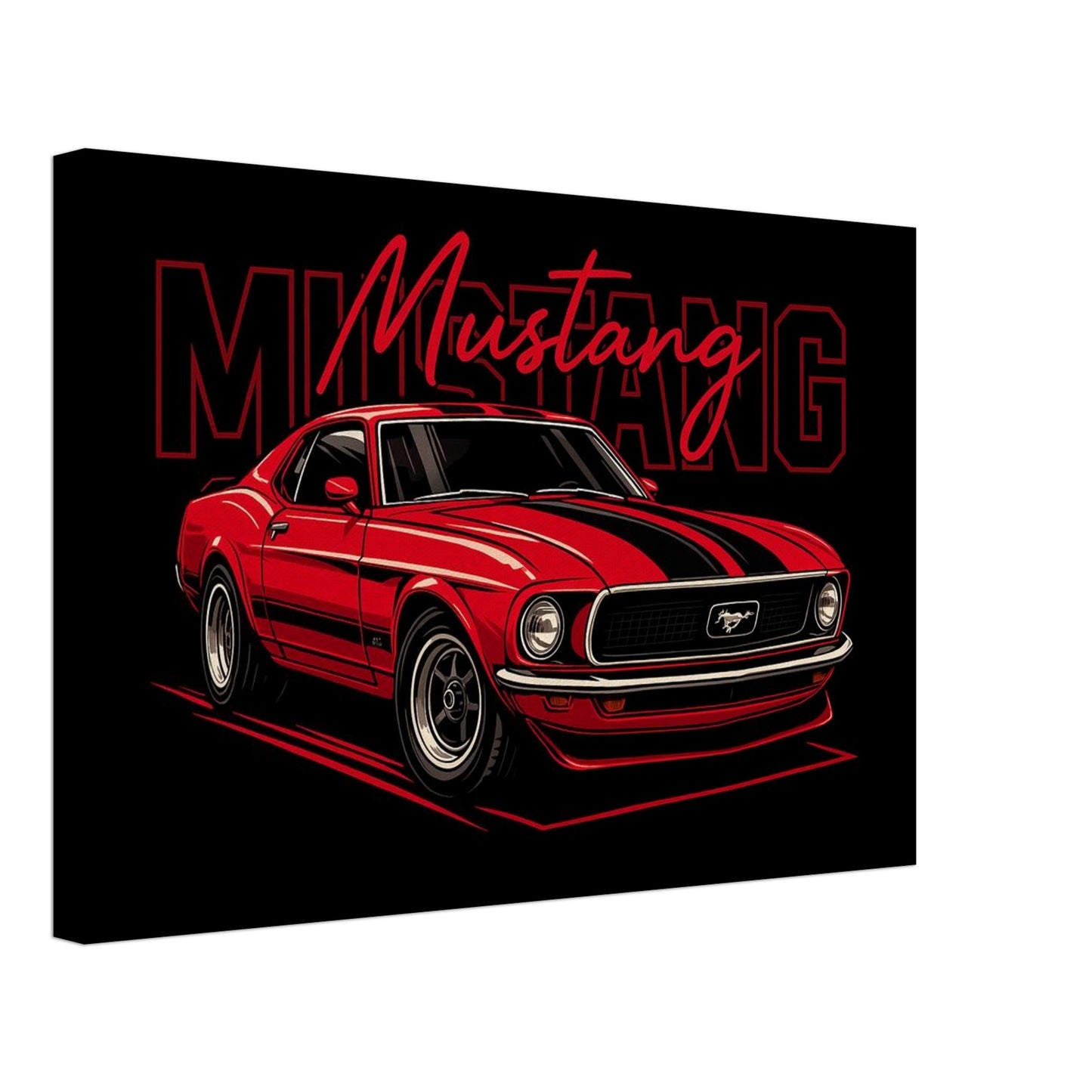Personalized Car Portrait – Canvas - Masterpiece Print