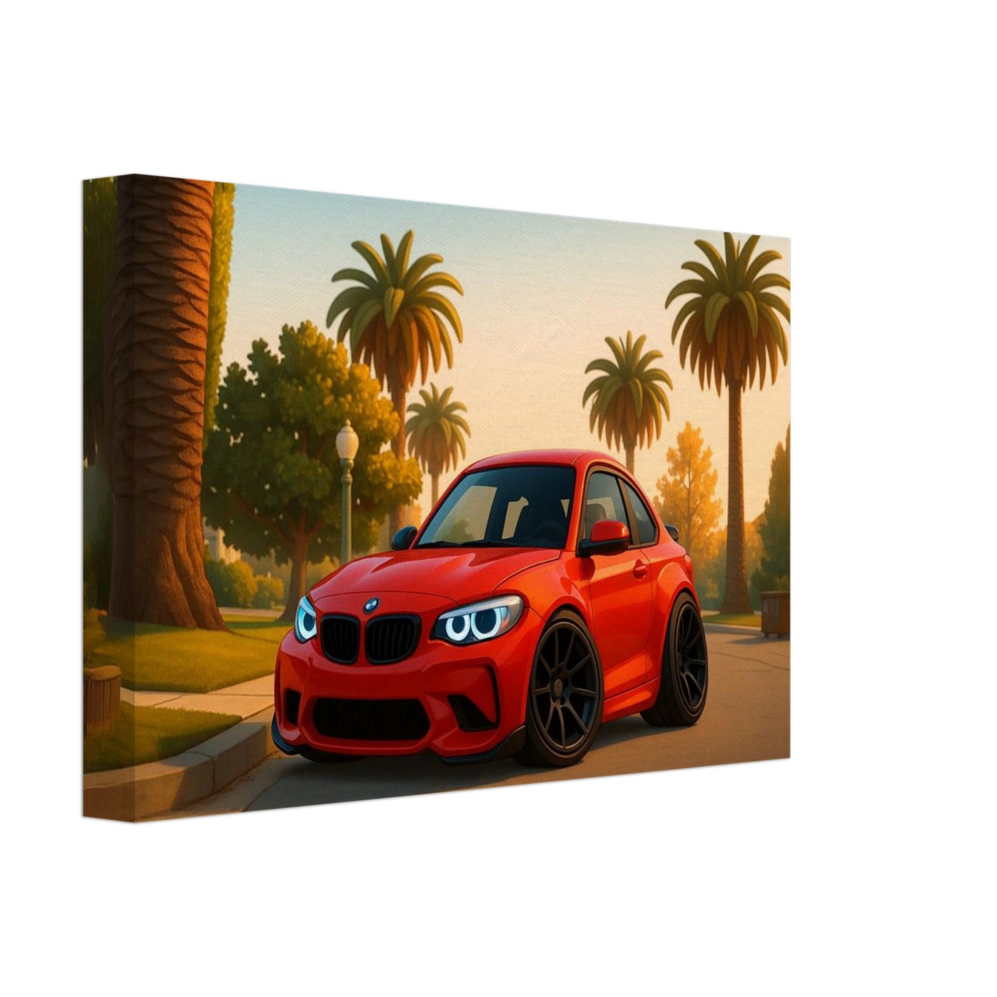 Personalized Car Portrait – Canvas - Masterpiece Print