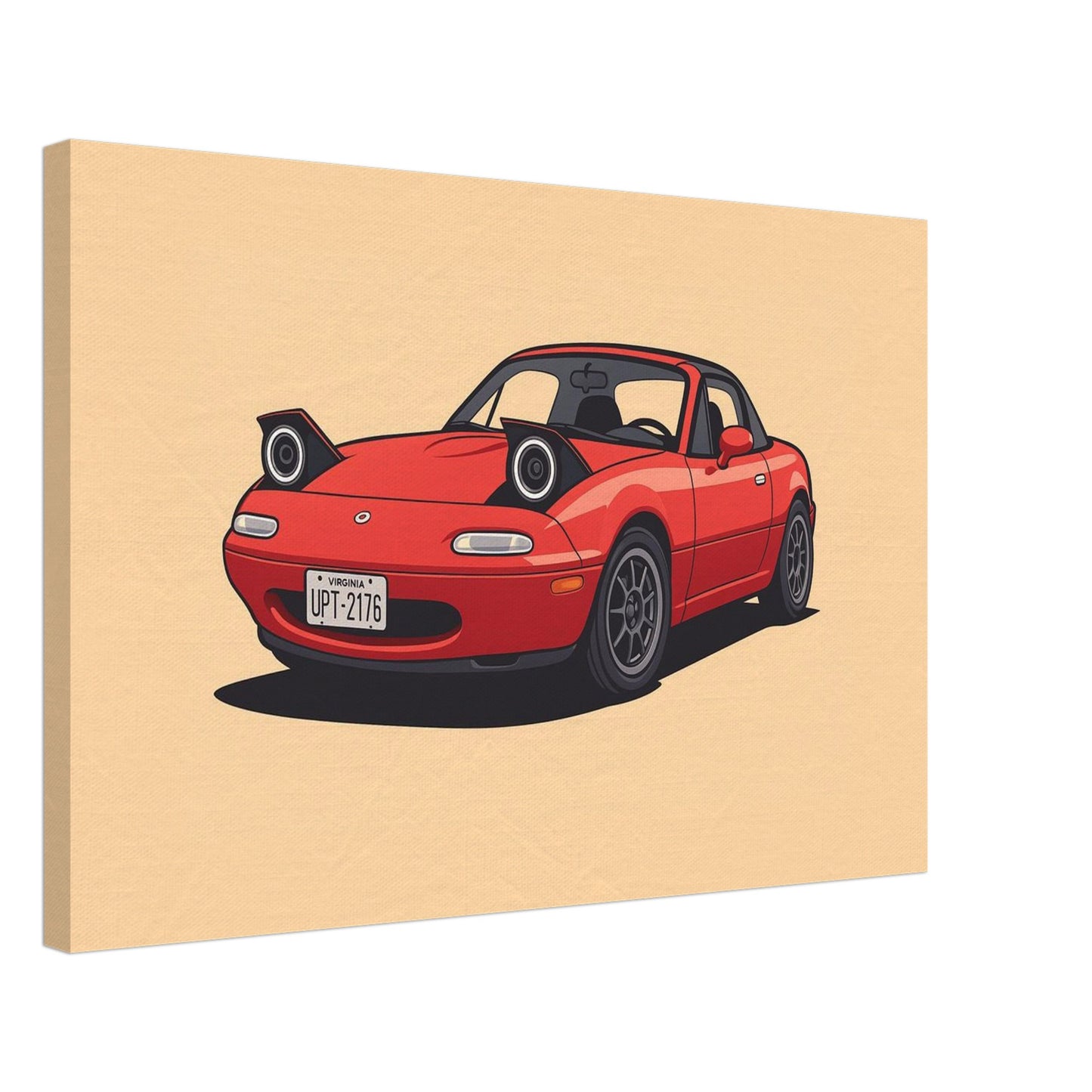 Personalized Car Portrait – Canvas - Masterpiece Print