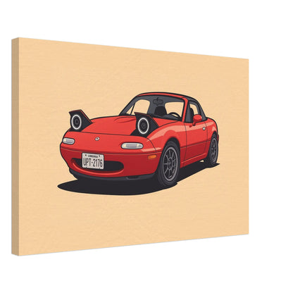 Personalized Car Portrait – Canvas - Masterpiece Print