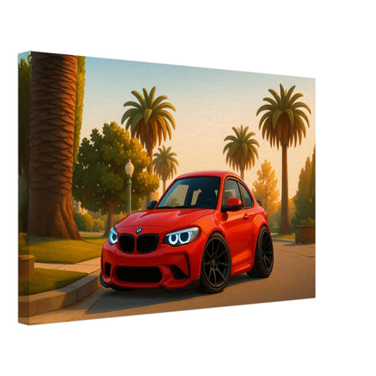 Personalized Car Portrait – Canvas - Masterpiece Print
