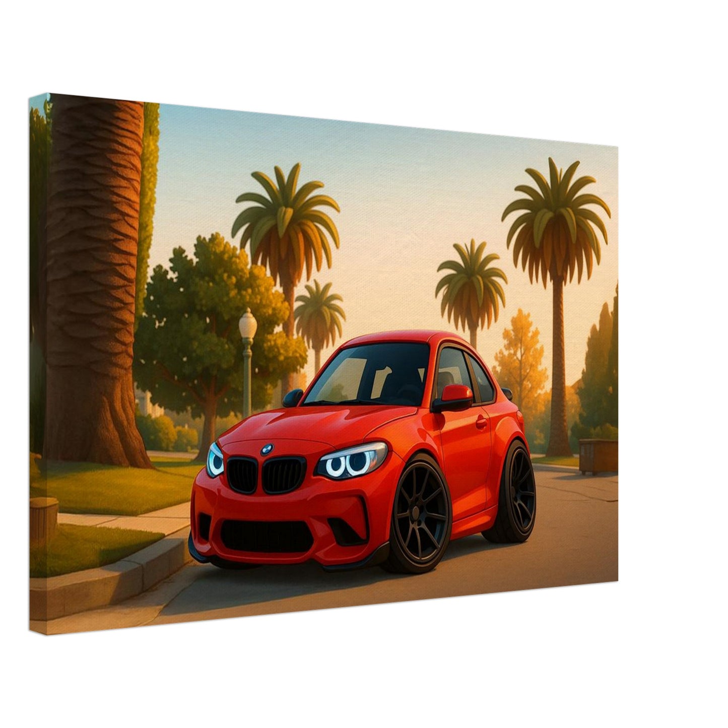 Personalized Car Portrait – Canvas - Masterpiece Print