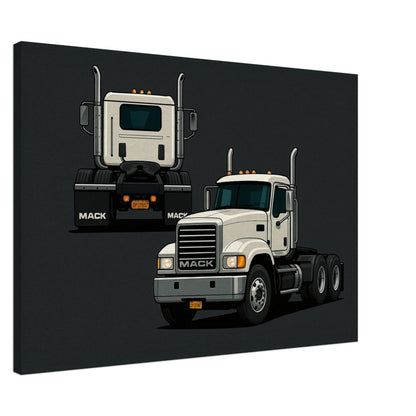 Personalized Car Portrait – Canvas - Masterpiece Print