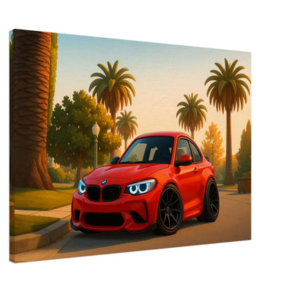 Personalized Car Portrait – Canvas - Masterpiece Print