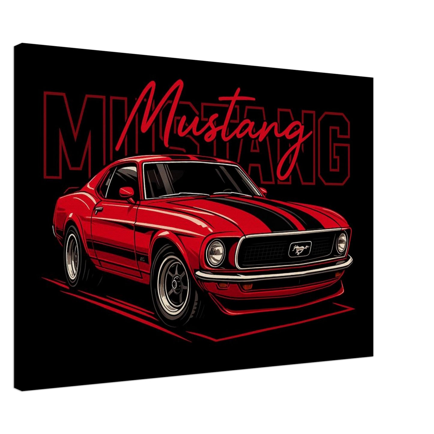 Personalized Car Portrait – Canvas - Masterpiece Print